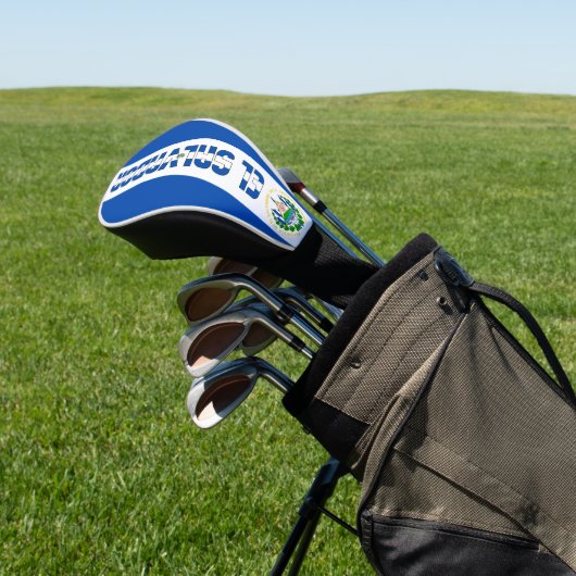 エルサルバドル国旗の華やかな愛国心 ゴルフヘッドカバー (インサイチュ)