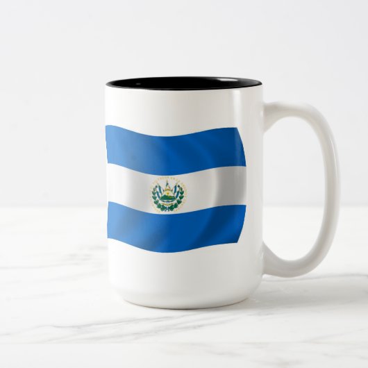 エルサルバドル国旗マグカップ ツートーンマグカップ (右)