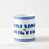 エルサルバドル国旗愛国 コーヒーマグカップ (中央)