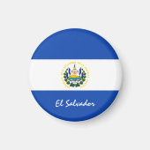 エルサルバドル国旗&アメリカ – 旅行/スポーツファン マグネット (正面)