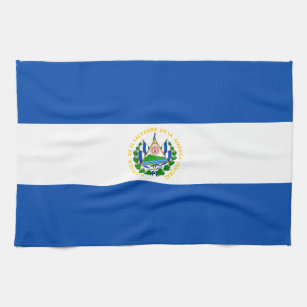 エルサルバドル国旗 キッチンタオル