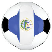 エルサルバドル国旗 サッカーボール (回転)