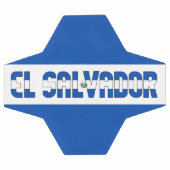 エルサルバドル国旗 サッカーボール (フラット)