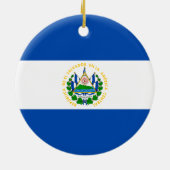 エルサルバドル国旗 セラミックオーナメント (裏面)