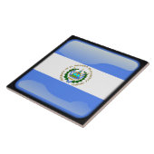 エルサルバドル国旗 タイル (側面)