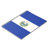 エルサルバドル国旗 ノートブック (左側)