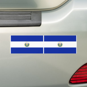 エルサルバドル国旗 バンパーステッカー