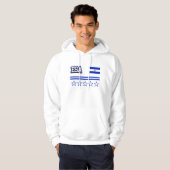 エルサルバドル国旗 パーカ (正面フル)