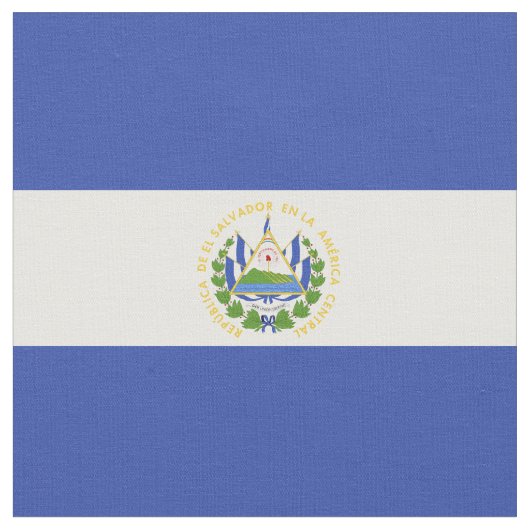 エルサルバドル国旗 ファブリック (クローズアップ)