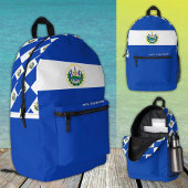 エルサルバドル国旗 プリントバックパック