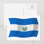 エルサルバドル国旗 ポストカード (正面/裏面)