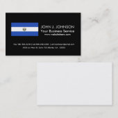 エルサルバドル国旗 名刺 (正面/裏面)