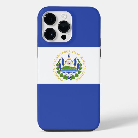 エルサルバドル国旗 iPhoneケース (裏面)