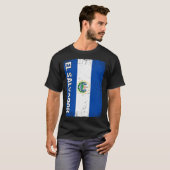 エルサルバドル国旗 Tシャツ (正面フル)