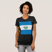 エルサルバドル国旗 Tシャツ (正面フル)