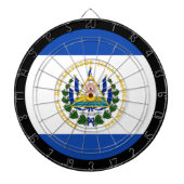エルサルバドル国旗Dartboard & El Salvador/ゲーム ダーツボード (正面)