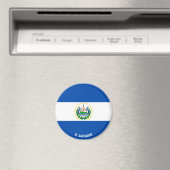 エルサルバドル国魅力的旗 マグネット (インサイチュ (食洗機))