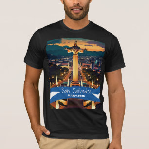 エルサルバドル旅行ヴィンテージポスターサンサルバドール Tシャツ
