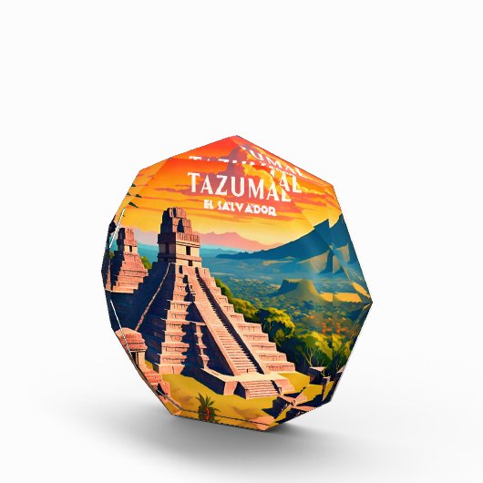 エルサルバドル旅行ヴィンテージレトロポスター フォトブロック (右)