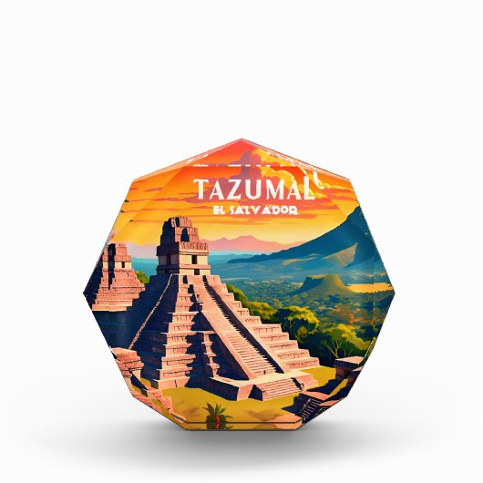 エルサルバドル旅行ヴィンテージレトロポスター フォトブロック (正面)