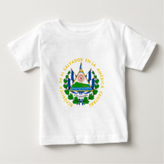 エルサルバドル-または記号紋章か旗または紋章付き外衣 ベビーTシャツ