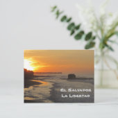 エルサルバドル、ラリベルタッド、エルサンザールの日の出 ポストカード (スタンド正面)