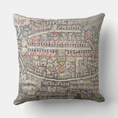 エルサレムおよび周囲の都市 クッション (裏面)