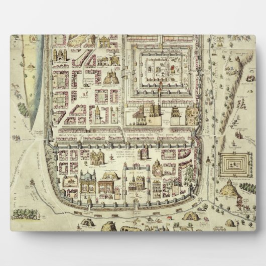 エルサレムとその周辺地域の地図(C) フォトプラーク (正面)