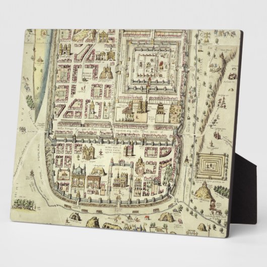 エルサレムとその周辺地域の地図(C) フォトプラーク (側面)