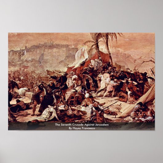 エルサレムに対する第7回十字軍 ポスター (正面)