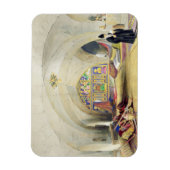 エルサレムのアルメニア修道院の部屋(色) マグネット (縦)