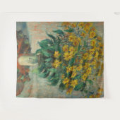 エルサレムのアーティチョークの花 – Claude Monet タペストリー (正面(横))