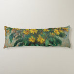 エルサレムのアーティチョークの花 – Claude Monet ボディピロー<br><div class="desc">エルサレムのアーティチョークの花 – Claude Monet</div>