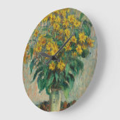 エルサレムのアーティチョークの花 – Claude Monet ラージ壁時計 (傾斜)