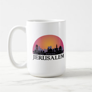 エルサレムのスカイライン – イスラエル旅行 コーヒーマグカップ