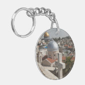 エルサレムのスカイライン キーホルダー (正面左)