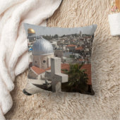 エルサレムのスカイライン クッション (ブランケット)