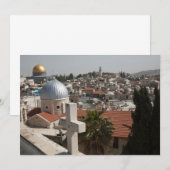 エルサレムのスカイライン サンキューカード (正面/裏面)