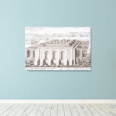 エルサレムのソロモンの神殿 キャンバスプリント (インサイチュ (ウッドフロア))