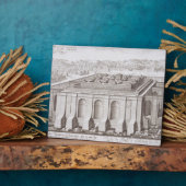 エルサレムのソロモンの神殿 フォトプラーク (側面)