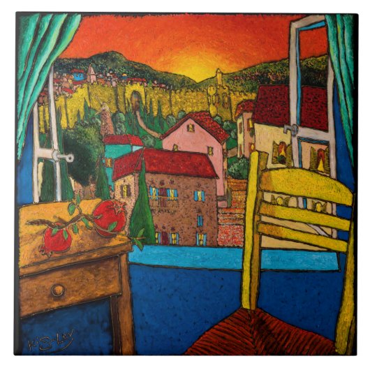 エルサレムのタイルのためのジョナサンのKisレフ愛 タイル (正面)