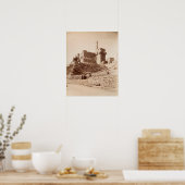 エルサレムのダビデ王の城塞 ポスター (キッチン)