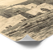 エルサレムのダビデ王の墓 ポスター (角)