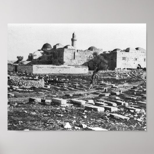 エルサレムのダビデ王の墓 ポスター (正面)