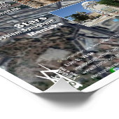 エルサレムのドーム – ピ素晴らしラミッドパターン ポスター (コーナー)