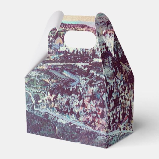 エルサレムのパノラマの壮麗さ フェイバーボックス (裏面サイド)