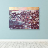 エルサレムのパノラマの輝き キャンバスプリント (インサイチュ (ウッドフロア))