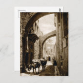 エルサレムのヴィアドルロサ ポストカード (正面/裏面)