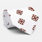 エルサレムの交差のクリアバック ネクタイ (ロール)