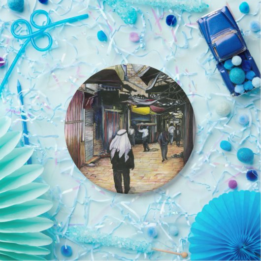 エルサレムの古代を通り抜けて家に帰る ペーパープレート (パーティー)